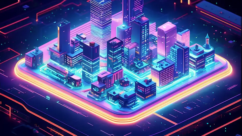 Neuromorphic chip microscopic city